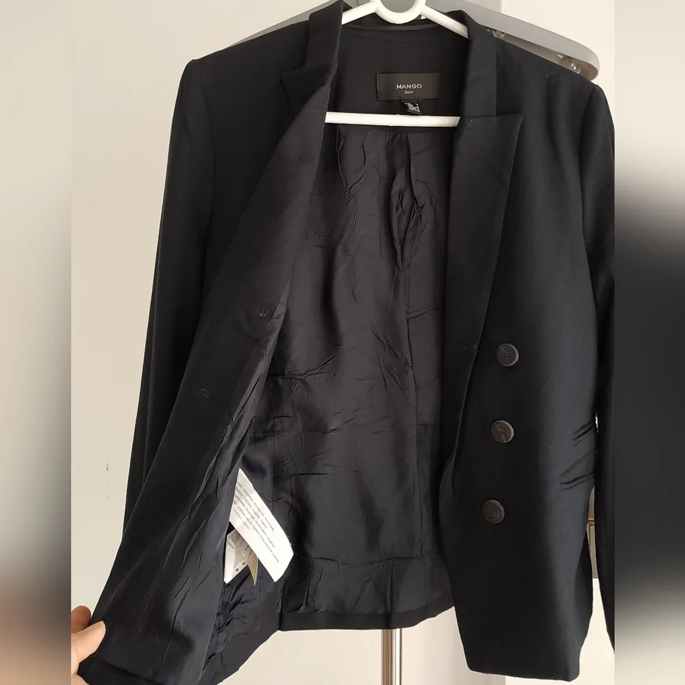 Mango Suit Blazer Black - Picture 12 of 17